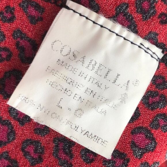 VTG Cosabella Leopard Print Slip Chemise Nightie - Made in Italy - Picture 8 of 8